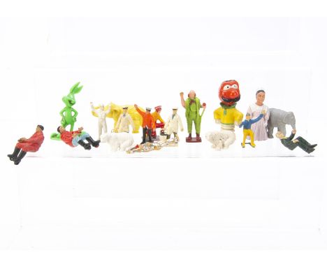 Corgi Toys, Britains and Other Plastic Figures, including Corgi Toys Tractor Drivers (5), 479 Cameraman, Daktari GS7 Dr Marsh
