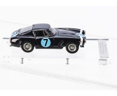 1:43 Ferrari 250 SWB Tourist Trophy 1961 Winner, Stirling Moss, commercially-made model customised and boxed by Tim Dyke, E, 