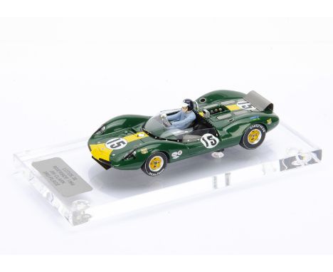 1:43 Lotus 30 Riverside 1964, Jim Clark, commercially-made model customised and boxed by Tim Dyke, E, box VG-E