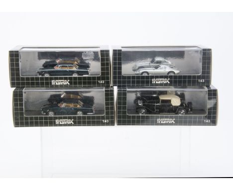 1:43 Matrix Scale Models, MX41001-081 Jaguar E-Type Low Drag Coupé, MX50102-081 Alfa Romeo 2000 Praho Touring 1960 (2), MX402