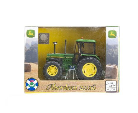Britains Special Edition article 42904 boxed John Deere 3650 tractor for Aberdeen 2016 Show, No. 48 of only 50 produced, VG i