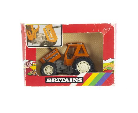 Britains Petite era 9506 FIAT DT 90-90 tractor in rare Britains incorrectly numbered box,  box numbered 9529 but with correct