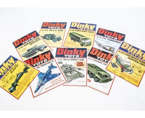 Dinky Toys Shop Window Self-Adhesive Posters, purchased by the vendor from a former Dinky Toy sales rep, 100734 Foden Army Tr