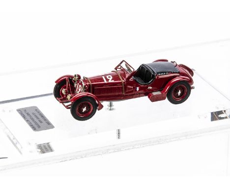 1:43 Alfa Romeo 8C 2300 Le Mans 1935, P.L.Dreyfus/H.Stoffel, commercially-made model customised by Tim Dyke, E