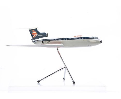 Space Models Ltd Travel Agents Display Model BEA Trident 2, a resin model of a BEA Trident 2 G-ABEA, in BEA livery, with meta