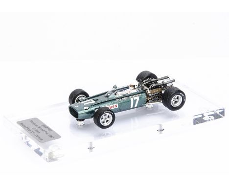 1:43 BRM P83 Mexican Grand Prix 1967, C.Irwin, commercially-made model customised and boxed by Tim Dyke, E, box VG-E