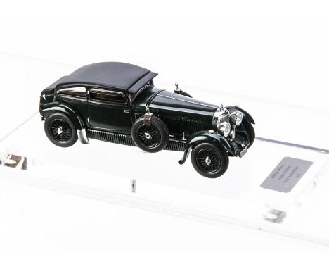 1:43 Bentley Speed 6 Gurney Nutting "Blue Train Special" 1930, commercially-made model customised and boxed by Tim Dyke, E, b