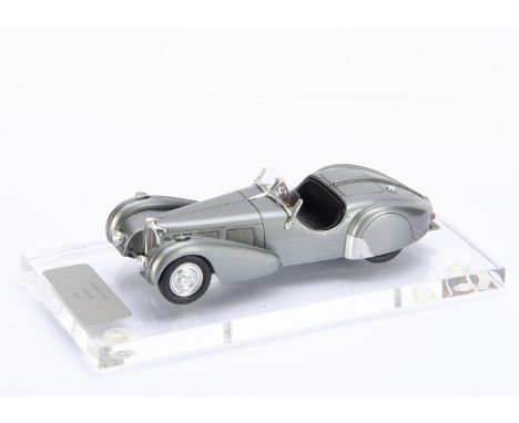 1:43 Bugatti 57S Corsica 1937, commercially-made model customised and boxed by Tim Dyke, E, box VG-E