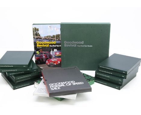 Goodwood Road Racing Club Year Books Douglas Nye Goodwood Revival The First Ten Years Signed by the Author and Other Goodwood