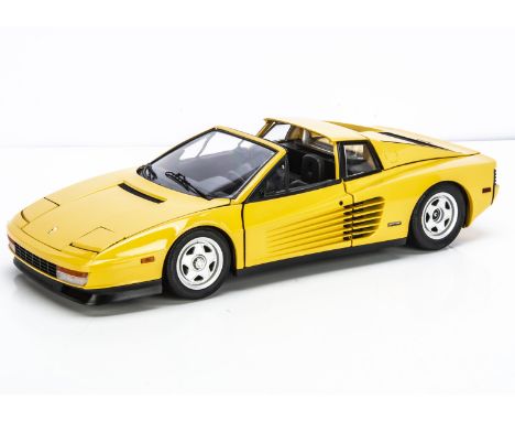 Pocher by Rivarossi 1:8 Ferrari Testarossa Coupé Convertible K59, factory-built model, G, lacks one wing mirror and a few oth