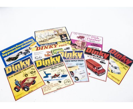 Dinky Toys Shop Window Self-Adhesive Posters, purchased by the vendor from a former Dinky Toy sales rep, 100367 Highway Actio