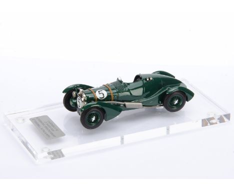 1:43 Lagonda V12 Le Mans 1939, A.Dobson/C.Brackenbury, commercially-made model customised and boxed by Tim Dyke, E, box G