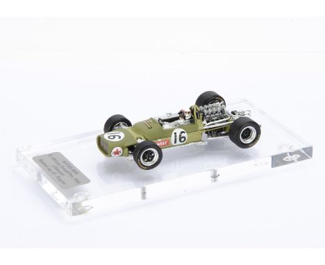 1:43 Matra MS9 S.African Grand Prix 1968, J.Stewart, commercially-made model customised and boxed by Tim Dyke, E, box VG-E