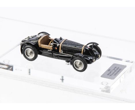 1:43 1937 Bugatti Type 59 "Roi-des-Belges" Coachwork, commercially-made model customised and boxed by Tim Dyke, E, box VG-E