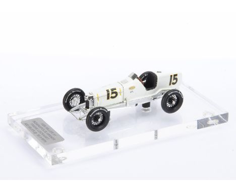 1:43 1926 Miller 91 Indianapolis Winner, Frank Lockhart, commercially-made model customised and boxed by Tim Dyke, E, box VG-