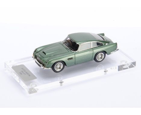 1:43 Aston Martin DB4 GT 1959, commercially-made model customised and boxed by Tim Dyke, E, box VG-E