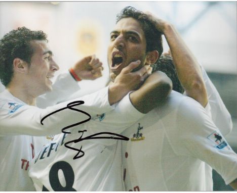 Mido signed Tottenham Hotspur 10x8 colour photo. Good condition. All autographs come with a Certificate of Authenticity. We c