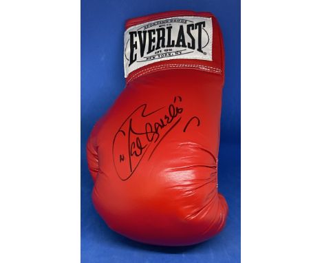 Boxing Canelo Alvarez signed Red Everlast Boxing Glove. Santos Saul "Canelo" Álvarez Barragan (born 18 July 1990) is a Mexica
