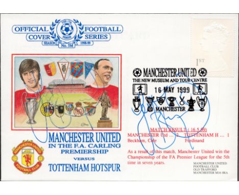 Football Jesper Blomquist signed Manchester United in the F.A Carling Premiership versus Tottenham Hotspur Official Football 