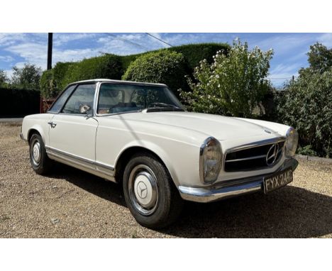 1965 Mercedes-Benz 230SL automaticRegistration number FYX 244C Chassis number 113042-22-009229Engine number not knownWhite wi