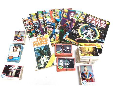 ASSORTED SCIENCE-FICTION COLLECTABLES  comprising Star Wars Weekly, Nos 1-13 (1978); six further comics; and a quantity of St