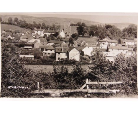 POSTCARDS - ASSORTED  Approximately thirty-five cards, comprising real photographic views of Vellow Wood, Williton; Stogumber