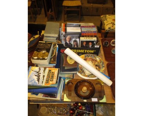 Lewis, Doc Martin and Other DVDs, Books, Plates, Pipe Stand etc
