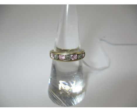 9ct Gold Gem Set Ring, 2.18g, Size K
