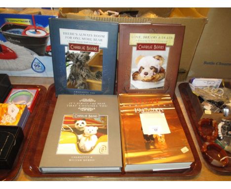 Three Charlie Bear Books and a Steiff Book