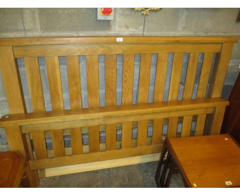 Modern Oak 5ft Bedstead