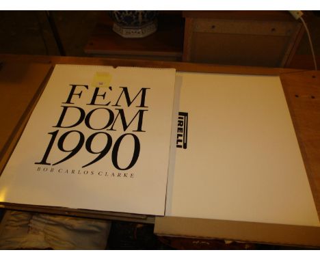 Pirelli Calendar 1997 and Femdom 1990 Calendar by Bob Carlos Clarke