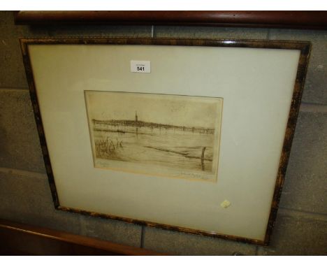 John A Myles, Proof Etching, Montrose