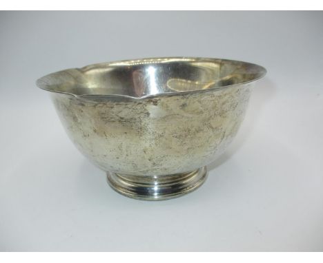 Paul Revere Reproduction Sterling Silver Bowl, 546g