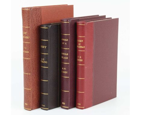 Webling, A.F.: Risby, Pen and Ink Drawings by Sidney T. Beeson, R.S.A., first edition, Edmund Ward, 16 New Street, Leicester,