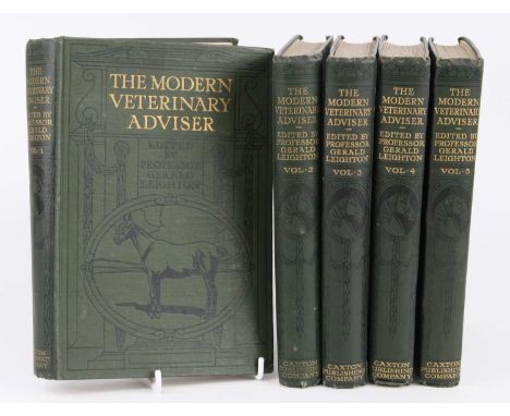 Animal management, a collection of volumes to include Leighton, Professor Gerald: The Modern Veterinary Adviser, London The C