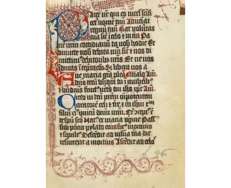 Psalter for Dominican Use, - in Latin and German, illuminated manuscript on parchment [south...  in Latin and German, illumin