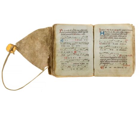Pocket gradual, - in Latin, decorated manuscript on parchment in Latin, decorated manuscript on parchment, in a contemporary 