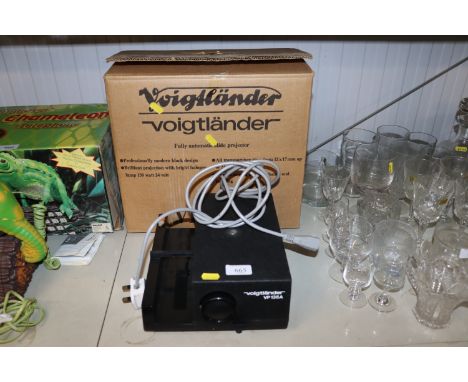 A Voightlander slide projector 