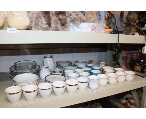 An AJ Wilkinson limited floral decorated tea set, various other teaware