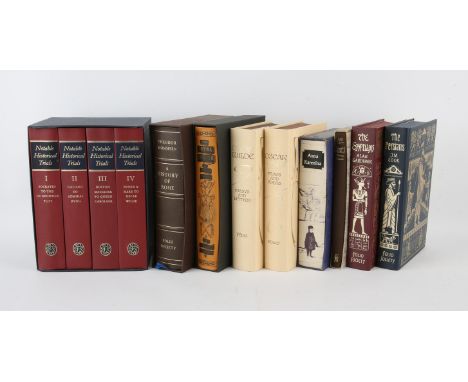 Folio Society volumes, to include: Oscar Wilde's works, 2 vols., 'The Egyptians' by Alan Gardiner, 'The Persians' by J. M. Co