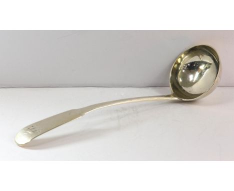 Alexander Henderson Scottish Georgian silver ladle, Edinburgh circa 1800.