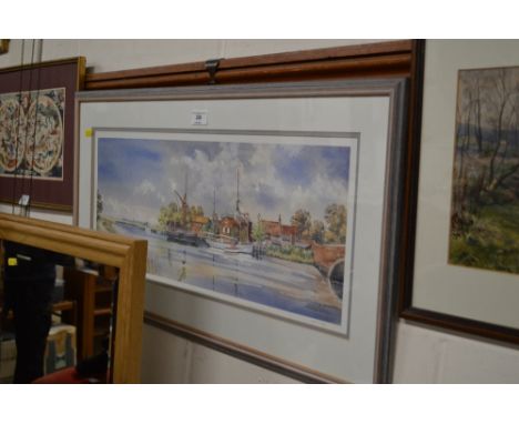 Melvin R J Brinkley a pencil signed prints depicting Snape Maltings 