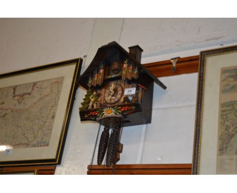 A German Black Forest cuckoo clock