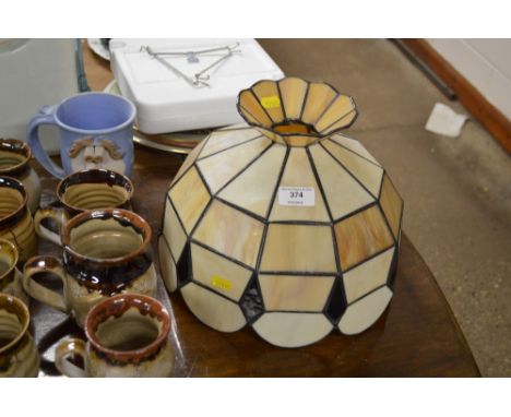 A Tiffany style lamp shade, AF 