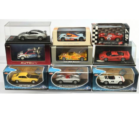 Group of Auto art, hpi racing, Solido and other models - Including (1) hpi racing GTR; (2) Vitesse Saleen, 1 of a Limited Edi