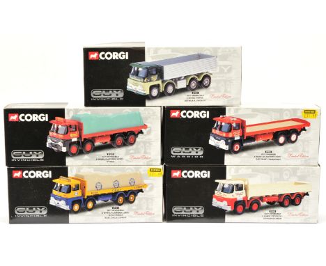 Corgi Guy Invincible collection to include No.29301 Guy Invincible 8 wheel tipper Arthur R. Duckett plus others similar (see 