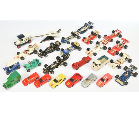 Corgi, Whizz Wheels, Matchbox, Hot Wheels and other group of models - Including (1) Corgi Elf YRRELL Project 34; (2) Hot whee