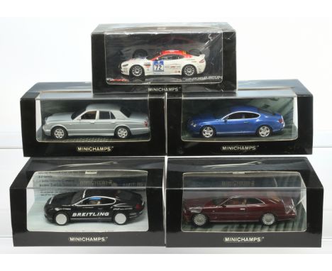 Minichamps Bentley &amp; 24h group of models - Including (1) 436 139620 Bentley Brooklands 2007; (2) 436 139001 Bentley Arnag