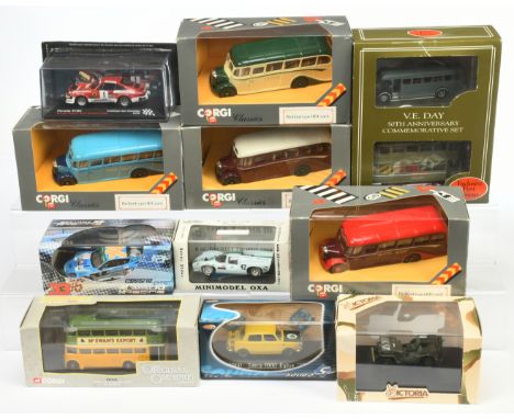 Corgi Classics, Solido, original omnibus and other models - Including (1) MINIMODEL OXA; (2) V.E. Day 50th Anniversary Commem