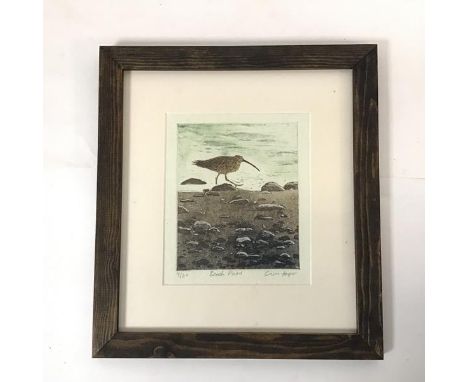 Lisa Hooper, Beach Patrol, limited edition print, 9/30, signed bottom right (17cm x 15cm)